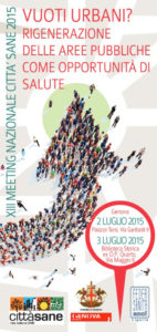 LUGLIO 2015 - XIII Meeting Nazionale Città Sane