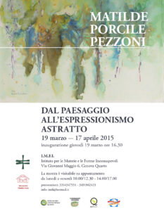 MARZO 2015 - Dal Paesaggio all'espressionismo astratto